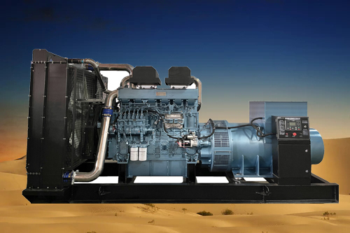 What are the operating procedures for diesel generator sets at different ambient temperatures?